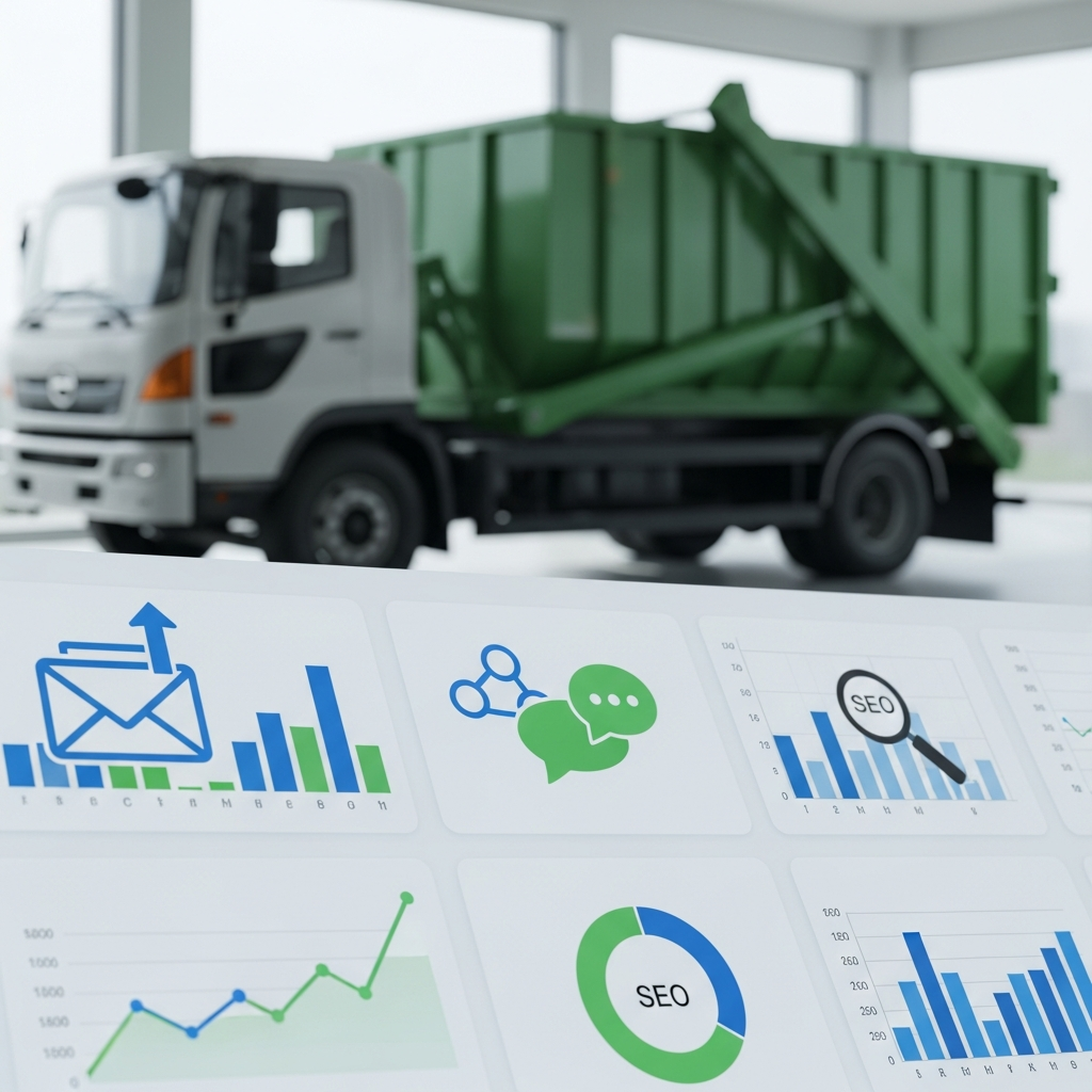 AI marketing automation case study showing ROI and marketing dashboard